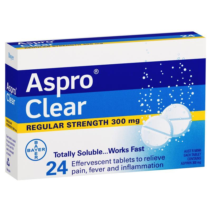 ASPRO Clear 300mg 24tabs